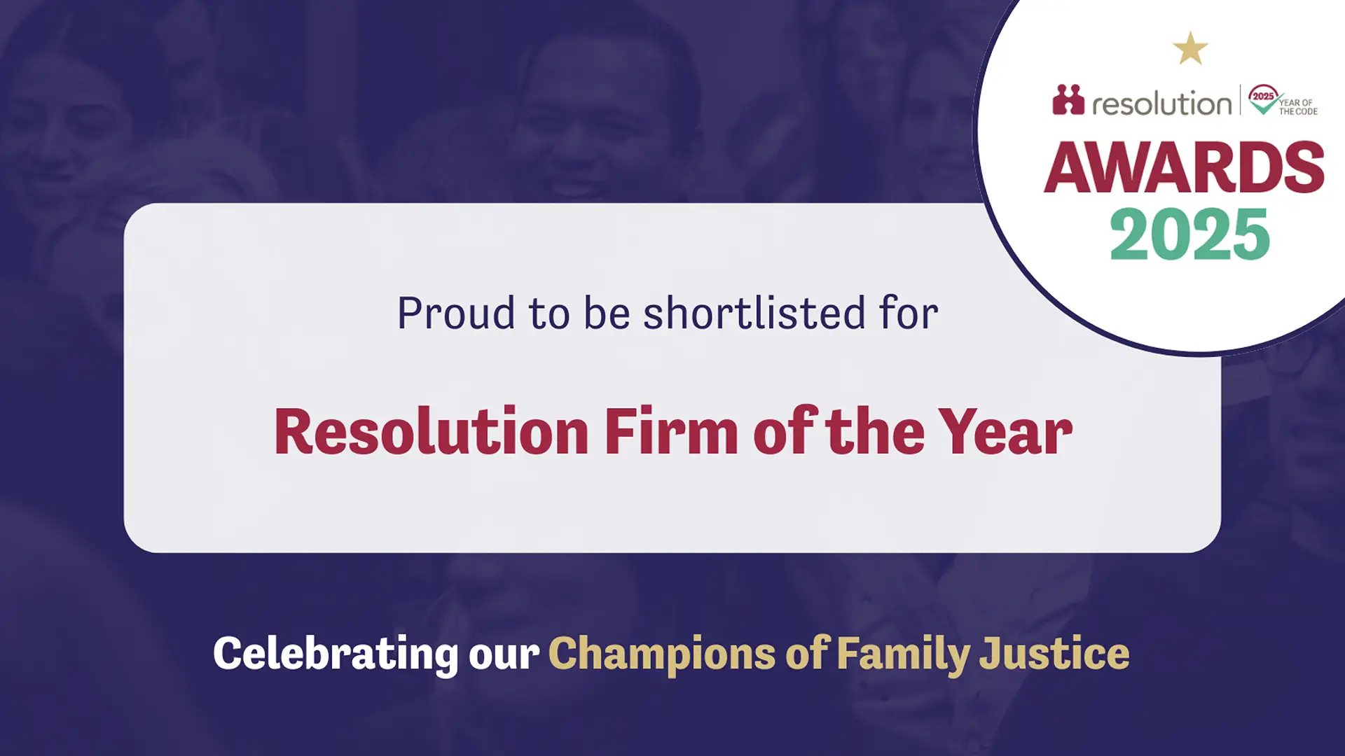 Resolution Firm of the Year Shortlisted